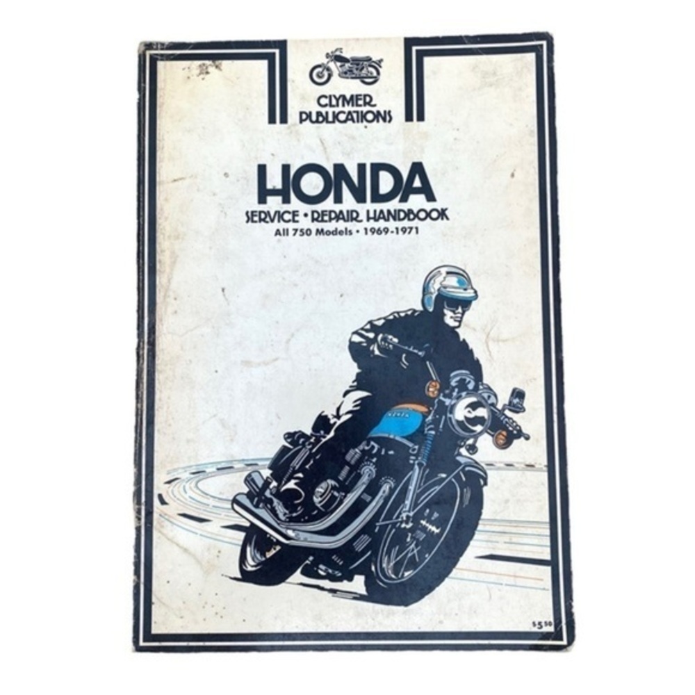 Vintage Honda Service Repair Handbook All 750 Models 1969-1971